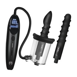 XR Brands Rosebud Driller Zestaw Intymny z Wibracjami i Systemem Ssania Transparentny