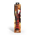 XR Brands Stinger silikonowy model intymny czerwono-czarny 37 cm