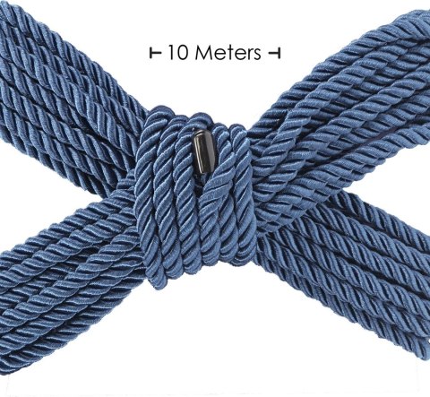 Rope HUNTERX model 10 m granatowy - lina poliestrowa do wiązań