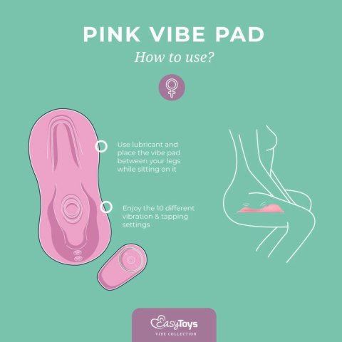 Satisfyer Vibe Pad Pink - System wibracji i dotykowego masażu, 10 trybow