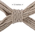 Shots Bondage Rope 10m złoty - wytrzymała lina poliestrowa