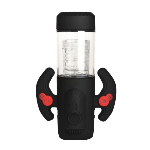 Turbo Max Intymna Maszyna z Funkcją Ruchu, Ssania i Obrotu Transparentna/Czarna