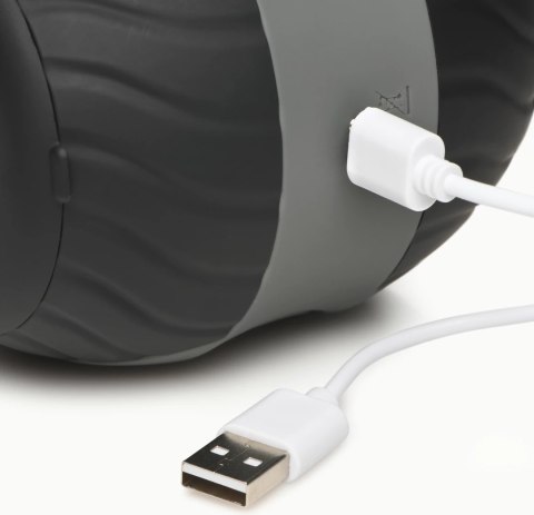 Curve Toys 10X Black - Wibrująca maszyna intymna z funkcją ściskania