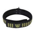 Doc Johnson Tactical Collar & Leash Black/Green - regulowany neoprenowy komplet