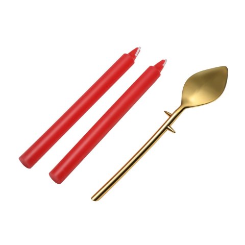 Drip Sensation Zestaw Świec i Łopatki do Eksperymentow z Woskiem 848518056030