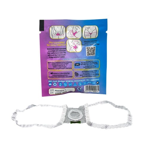 EXS Non-Latex Internal Condoms 25 szt. ultracienkie hipoalergiczne