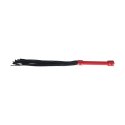 Ouch! Milan Collection Flogger Black/Red - skorzany model z designerskim wykończeniem