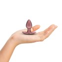 Ouch! Smooth Silicone Plug Small 6,5 cm Rose Gold - silikonowa klasyka