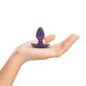 Ouch! Smooth Silicone Plug Small 6,5 cm metaliczny fioletowy
