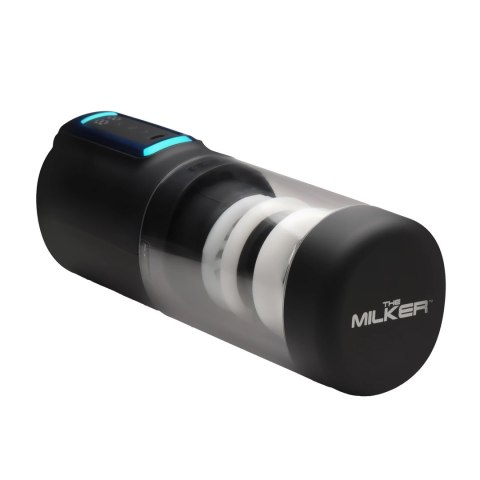 XR Brands Roto-Stroke Black - Automatyczna Maszyna Intymna z Funkcją Obrotu i Ruchu