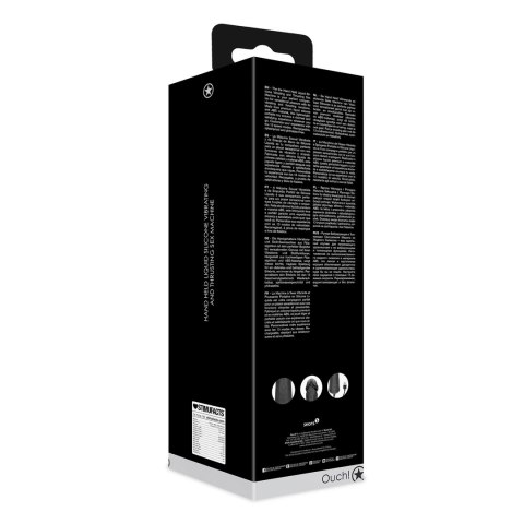 Shots Hand Held Black - System wibracyjno-pulsacyjny z silikonem