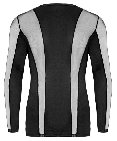 Svenjoyment Koszula Męska 2XL Czarna Z Długim Rękawem Siateczka