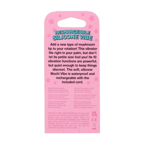 Blush Novelties Mushroom Vibe silikonowy masażer wodoodporny rożowy