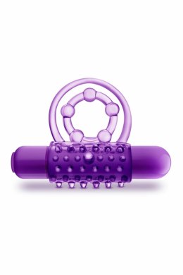 Blush Play With Me The Player - Podwojna Wibrująca Opaska Intymna, czarna