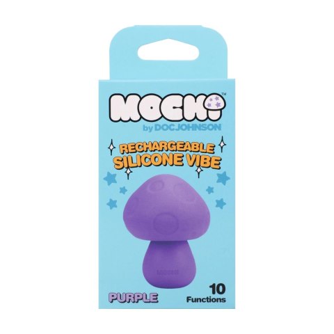 Doc Johnson Mushroom Vibe silikonowy model wibrujący fioletowy USB