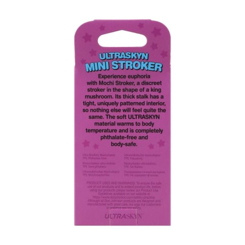 Doc Johnson ULTRASKYN Mini King Mushroom Zielony - kompaktowa maszyna intymna
