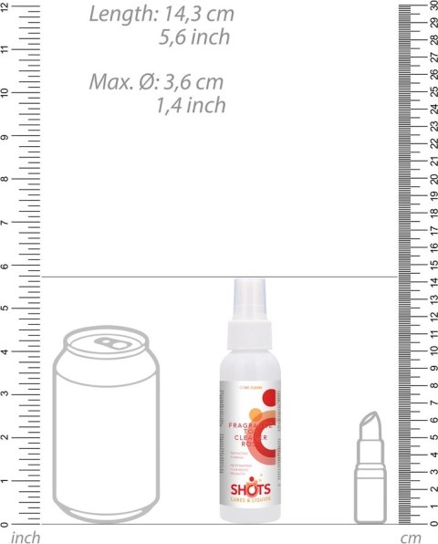 Fragrance Rose Spray Cleaner 100 ml - odświeżający płyn do pielęgnacji modeli intymnych