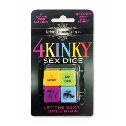 Kheper Games Zestaw 4 Kostek Zabawowych Kinky Sex Dice do Gry