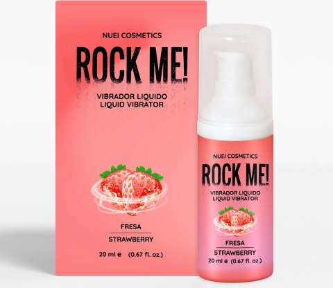 Nuei Rock Me! Żel Wibrujący Truskawkowy 20 ml - Efekt Tingling