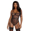 Oh La La Cheri Mesh Underwire Body L z Regulacją i Zdobieniami