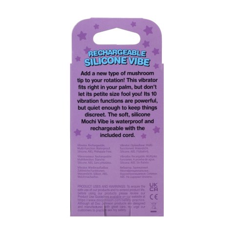 Pipedream Mushroom Vibe Durazno - silikonowy masażer ładowalny, mały