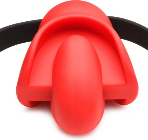 XR Brands Gag Order Extreme silikonowy ochraniacz ust czerwony