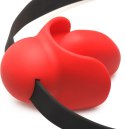 XR Brands Gag Order Extreme silikonowy ochraniacz ust czerwony