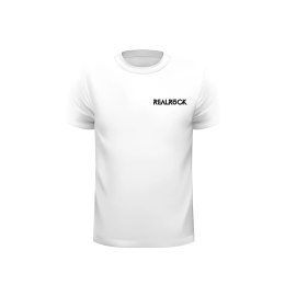 RealRock Koszulka Bawełniana Biała Rozmiar L - Klasyczny Design
