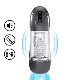 Shots SonicPull Gun Metal - System prożniowy z wibracjami i dźwiękiem