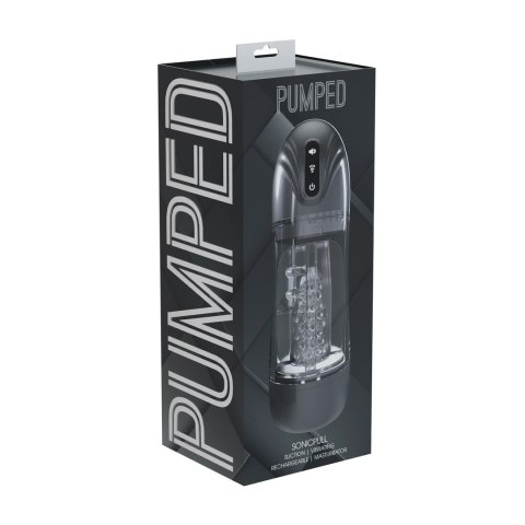 Shots SonicPull Gun Metal - System prożniowy z wibracjami i dźwiękiem