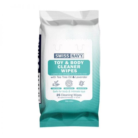 Swiss Navy Toy and Body Cleaner Chusteczki 6 szt. - szybkie czyszczenie