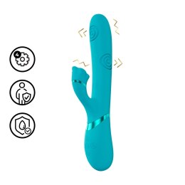 Vive Fiore Blue - Wielofunkcyjny stymulator z systemem Air Wave i tappingiem