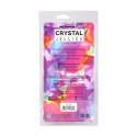 Doc Johnson Crystal Jellies 7 Rainbow - elastyczny model 17,8 cm