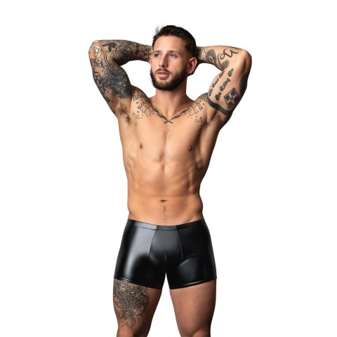 Male Power Liquid Onyx 2.0 Short Pouch S Czarny Wetlook