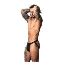 Male Power Oh Snap! Snap Off Jock L/XL czarny matowy spandex