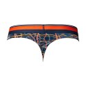 Male Power Soo Cumfy Thong S/M - marmurkowy niebieski, modal premium