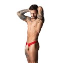 Male Power Tanga Open Ring Cobalt S/M czerwone anatomiczne z pierścieniem