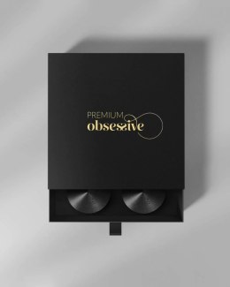 Obsessive Sublimie czarne nakładki na biust piersi samoprzylepne