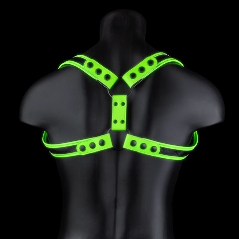 Ouch! Uprząż Sling Glow in the Dark L/XL - Regulowana, Fluorescencyjna
