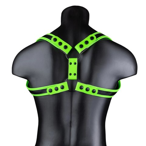 Ouch! Uprząż Sling Glow in the Dark L/XL - Regulowana, Fluorescencyjna