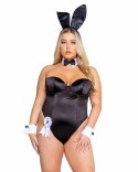 Playboy Classic Bunny Czarny Zestaw Kostium Koralikowy M
