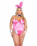 Playboy Classic Bunny Pink - Zestaw Kostiumowy z Akcesoriami L