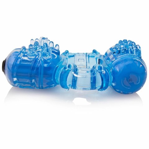 Screaming O Big O 2 Niebieski - podwojny pierścień wibracyjny, 2 silniki