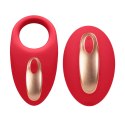 Shots Toys Poise zestaw wibrujący z 2 silnikami, czerwony, silikon medyczny