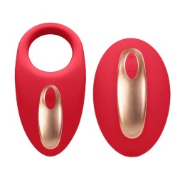 Shots Toys Poise zestaw wibrujący z 2 silnikami, czerwony, silikon medyczny