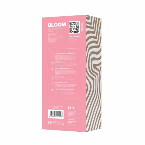 Zini Bloom Cherry Blossom - Wibrujący model z podwojną funkcją, rożowy