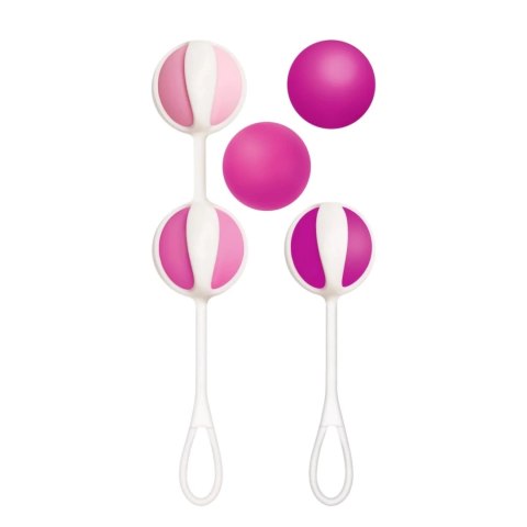 Gvibe Geisha Balls 3 Sugar Pink - system treningowy mięśni dna miednicy