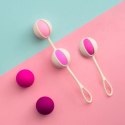 Gvibe Geisha Balls 3 Sugar Pink - system treningowy mięśni dna miednicy