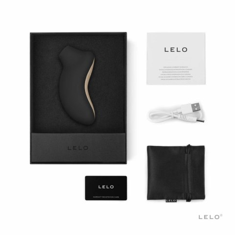 LELO Sona Cruise Black - soniczny stymulator z Cruise Control, czarny