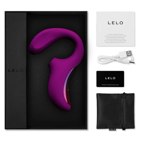 Lelo Enigma Deep Rose - masażer hybrydowy soniczny, 8 trybow, wodoodporny